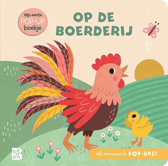 de Ballon Pop-up Kartonboek op de Boerderij 12mnd+ 