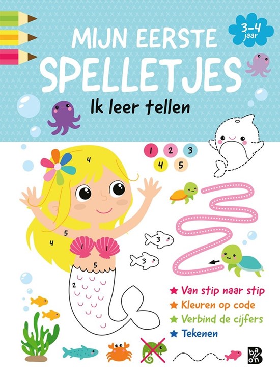 de Ballon Mijn Eerste Spelletjes Ik Leer Tellen 3-4 jaar 