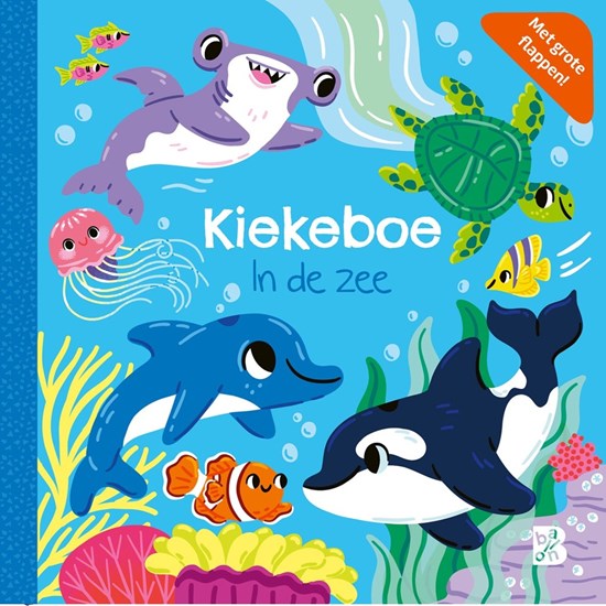de Ballon Kiekeboe in de Zee GROTE Flappenboek 2+ 