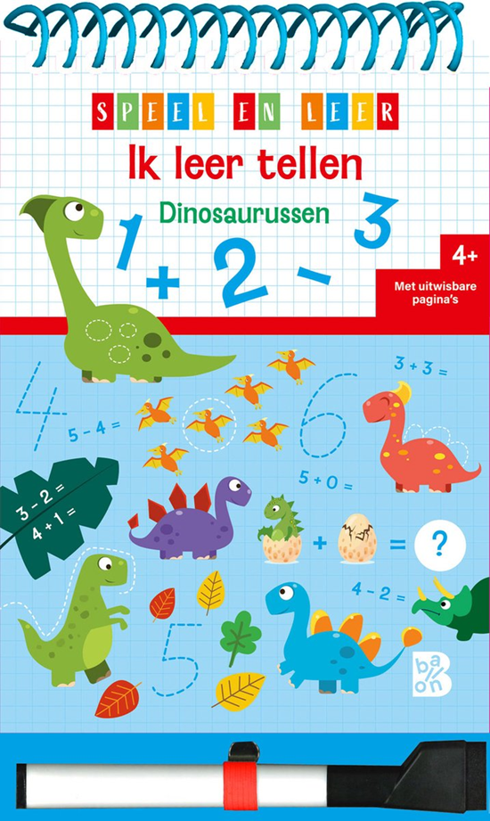de ballon Speel en Leer Ik Leer Tellen Dinosaurussen 4+