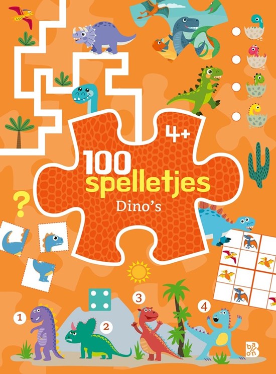 de Ballon 100 Spelletjes Dino's 4+ 
