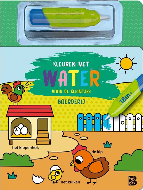 de Ballon Kleuren met Water Voor de Kleintjes Boerderij 18mnd+ 