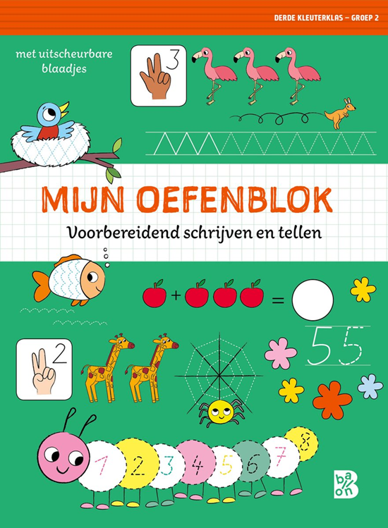 de ballon Mijn Oefenblok Voorbereidend Schrijven en Tellen groep 2