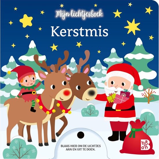de Ballon Kerstmis Lichtjes Kartonboekje 2+