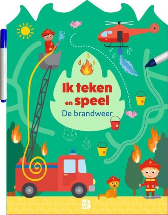 de ballon Ik Teken en Speel de Brandweer 3+
