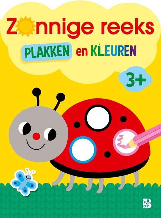 de Ballon Zonnige Reeks Plakken en Kleuren 3+ 
