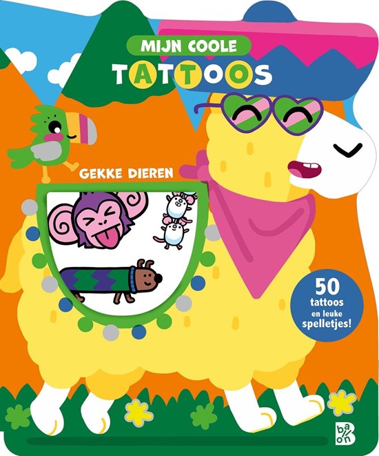 de Ballon Mijn Coole Tattos Gekke Dieren 6+ 