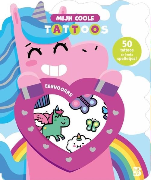 de Ballon Mijn Coole Tattoos Eenhoorns 6+ 