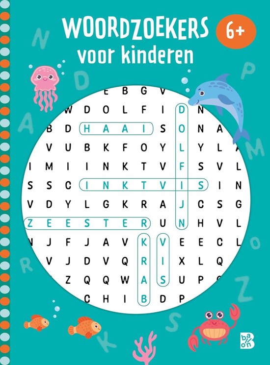 de Ballon Woordzoekers voor Kinderen 6+ 