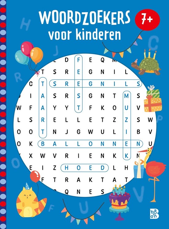 de Ballon Woordzoekers voor Kinderen 7+ 