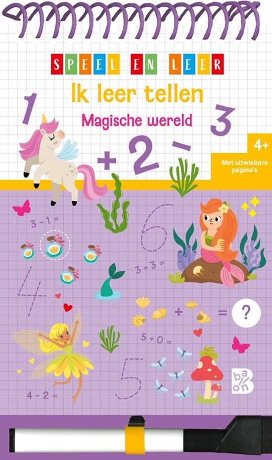 de Ballon Speel en Leer Ik Leer Tellen Magische Wereld 4+ 