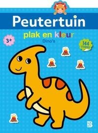 De Ballon Peutertuin Plak en kleur Dino's 3+
