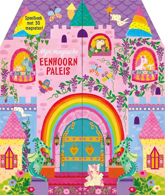 de Ballon Mijn Magische Eenhoornpaleis Speelboek met 30 Magneten 3+ 