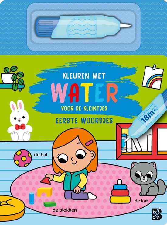de Ballon Kleuren met Water voor de Kleintjes Eerste Woordjes 18mnd+ 