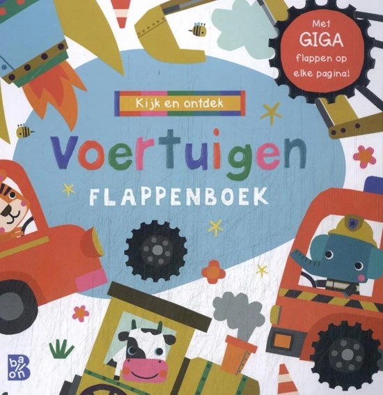 De Ballon Kijk en ontdek: Voertuigen flappenboek 1+