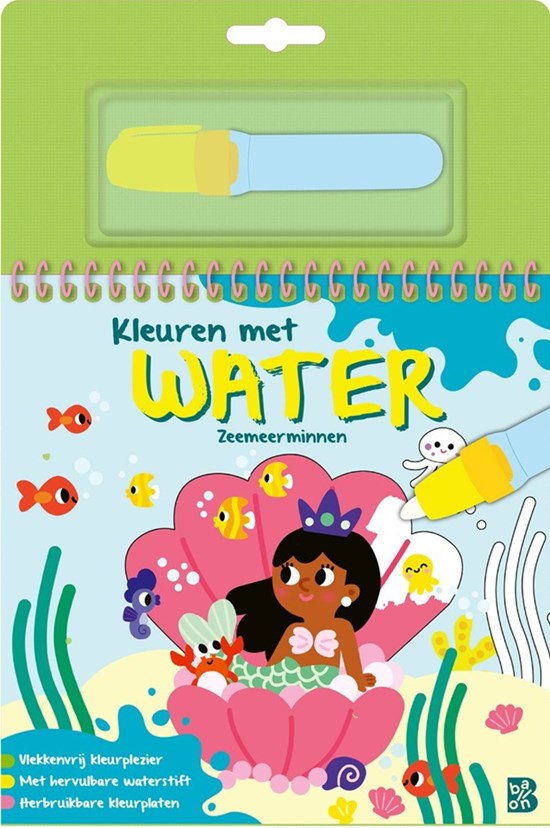 de Ballon Kleuren met Water Zeemeerminnen 16blz 3+ 