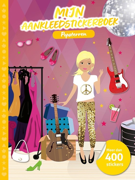 de Ballon Aankleedstickerboek Popster MEER Dan 400 Stickers 