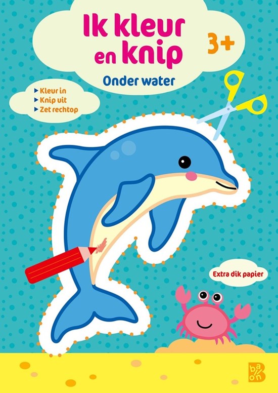 de Ballon Ik Kleur en Knip Onder Water 3+ 