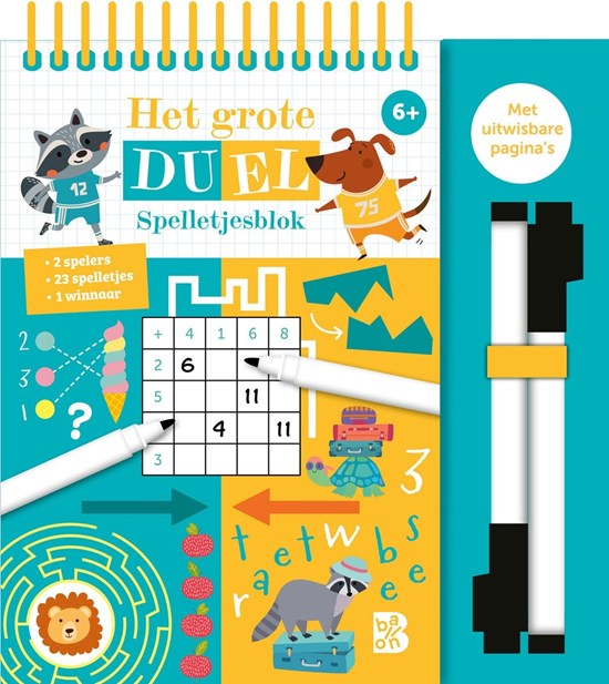 de Ballon GROTE Duel Spelletjesblok 6+ 