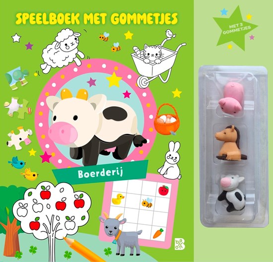 de Ballon Speelboek Gommetjes Boerderij 4+