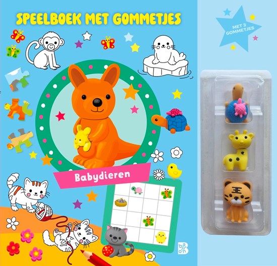 de Ballon Speelboek Gommetjes Babydier 4+