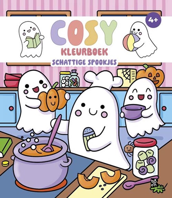 de Ballon Cozy Kleurboek: Schattige Spookjes 4+