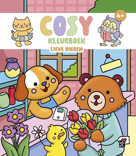 de Ballon Cozy Kleurboek: Lieve Dieren 4+