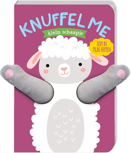 kartonboek Knuffel Me klein Schaapje 1+  