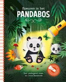 lantaarn SPEUREN in het PANDABOS zaklamp boek