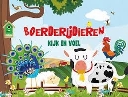lantaarn Kijk en Voel Boerderijdieren kartonboek