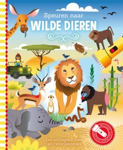 lantaarn Speuren naar Wilde Dieren Zaklamp boek