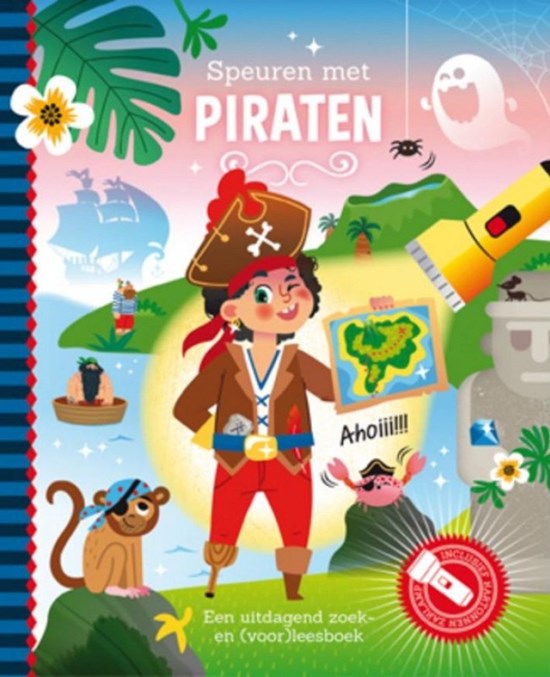 Lantaarn Speuren met Piraten Zaklampboek 