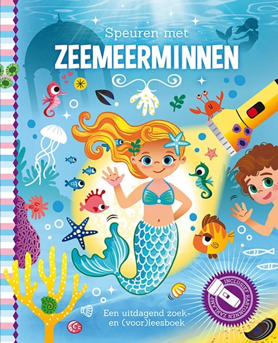 Lantaarn Speuren met Zeemeerminnen Zaklampboek