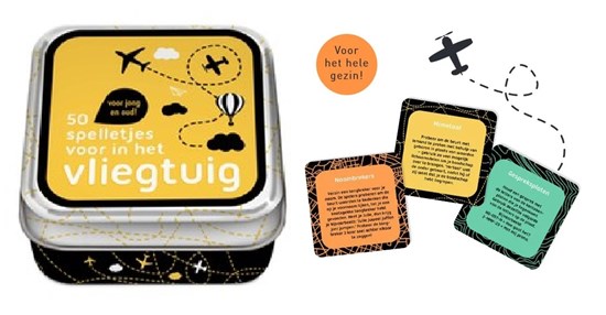 image books Spel in Geel Blik 50 Spelletjes voor in het Vliegtuig 5+