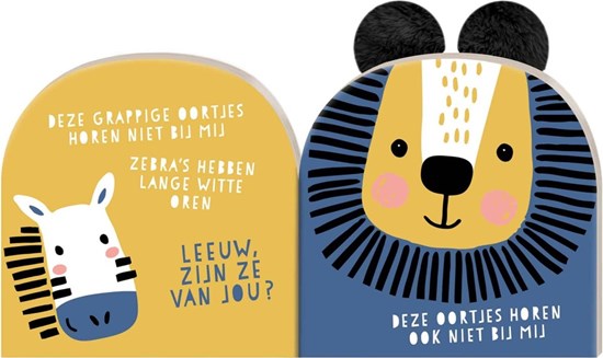 image books Kartonboek Grappige Oortjes in de Wildernis 1+
