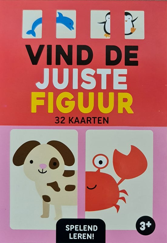 Spelletjes Kaarten Vind de Juiste Figuur 32kaarten 3+ 