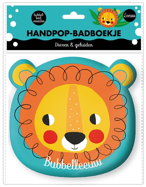 image books Handpop Badboekje Bubbel Leeuw 
