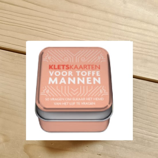 image books Kletskaarten voor Toffe Mannen in Oranje Blik 
