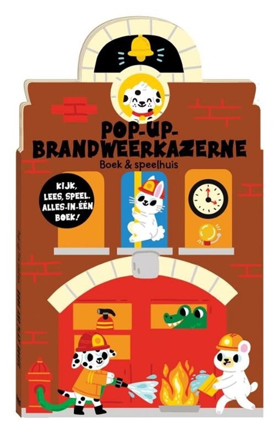Pop-Up Brandweerkazerne Boek & Speelhuis 3+  