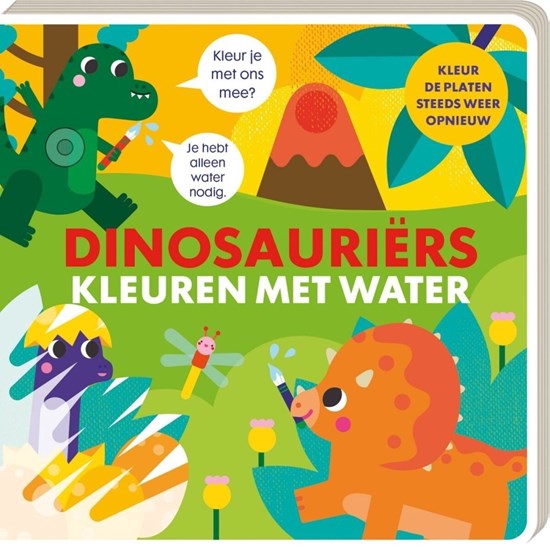 Image Books Kleuren met Water Dinosauriërs 1½+