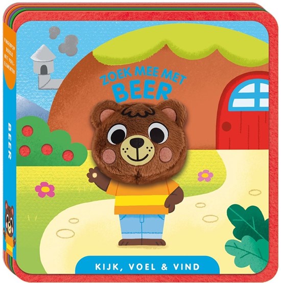 Image Books Vingerpop Viltboekje Zoek Mee met Beer 0+ 