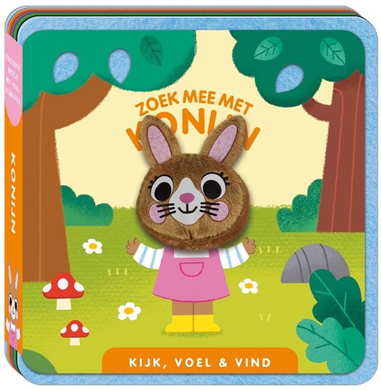 Image Books Vingerpop Viltboekje Zoek Mee met Konijn 0+