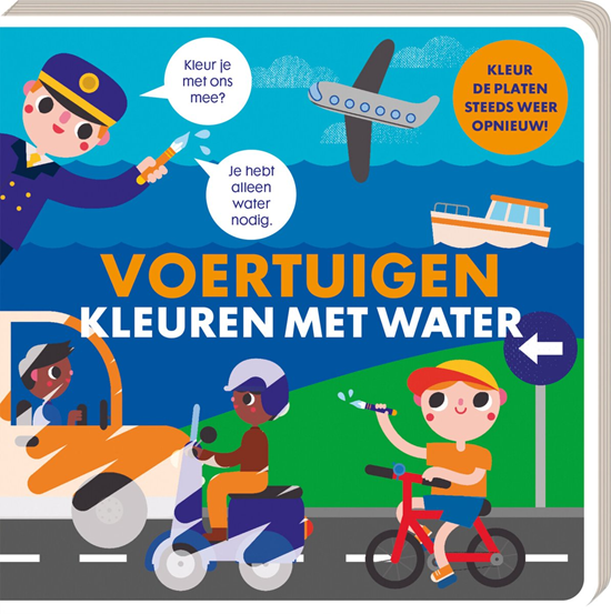 Image Books Kleuren met Water Voertuigen 