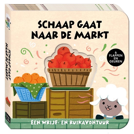 image books Wrijf-en Ruikavontuur Schaap Gaat Naar de Markt 