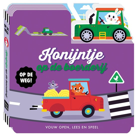 Boek Op de Weg Konijntje op de Boerderij 2+ 