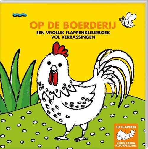 image books op de Boerderij Flappenkleurboek VOL Verrasingen 