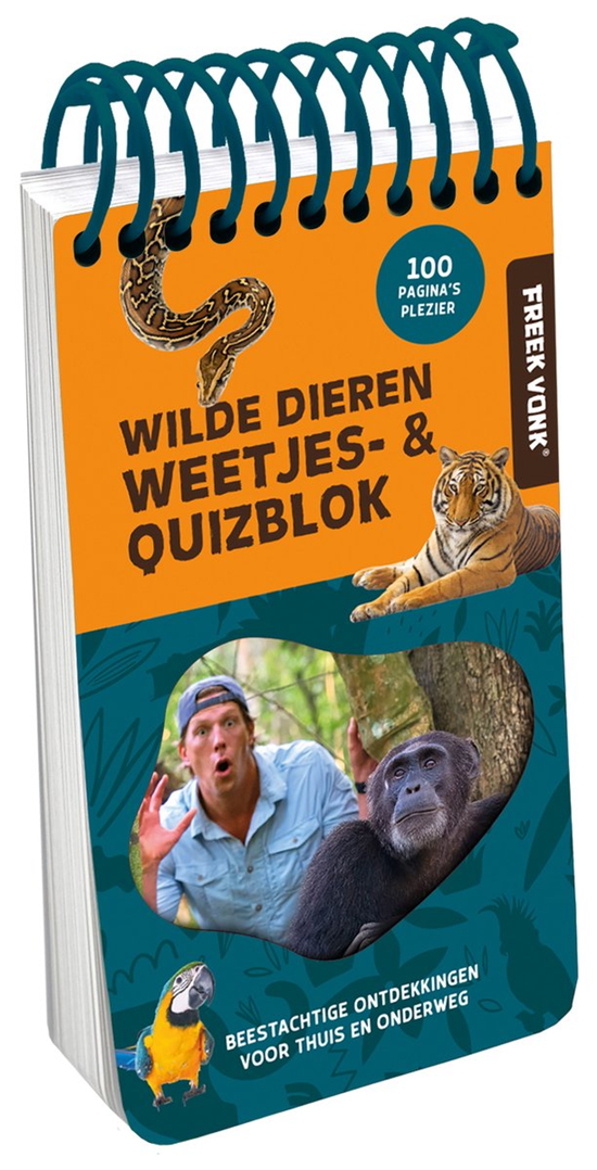 Image Books Freek Vonk Weetjes & Quizblok Wilde Dieren 6+ 