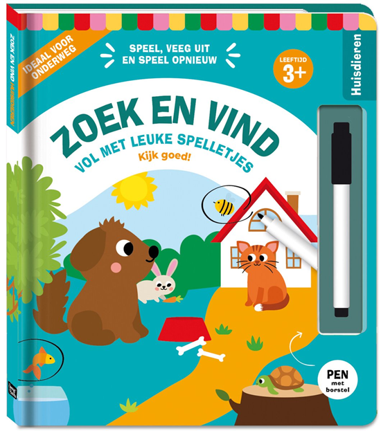 Zoek en Vind boek Huisdieren 
