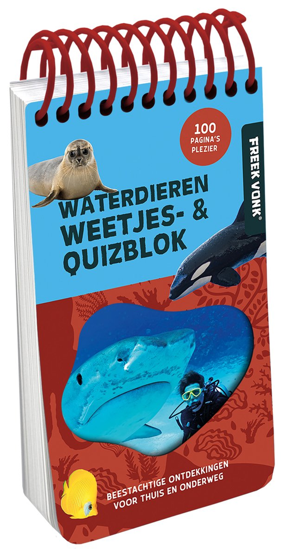 Image Books Freek Vonk Weetjes & Quizblok Water Dieren 6+ 