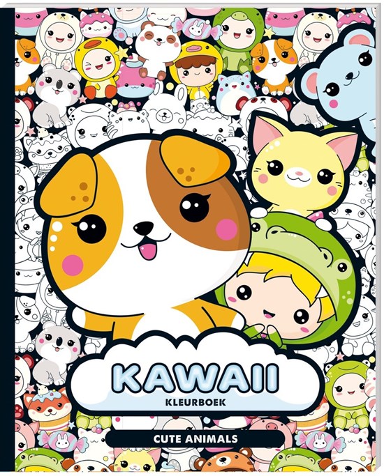 Kawaii Kleurboek Cute Animals 